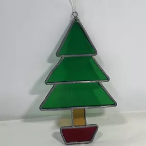 ORNAMENTO Finestra FATTO A MANO Vetro colorato LG Albero Verde CATCHER 6,25" - Foto 1 di 5