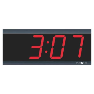 PYRAMID 9D34BR Synchronized Digital Clock,11.5"W,4.5"H 15F566 - Picture 1 of 2