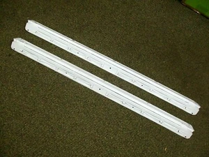 NEW MUSTANG Door Sill Plate Stainless Steel Pair Coupe/Fastback 1965-1968 - Picture 1 of 8