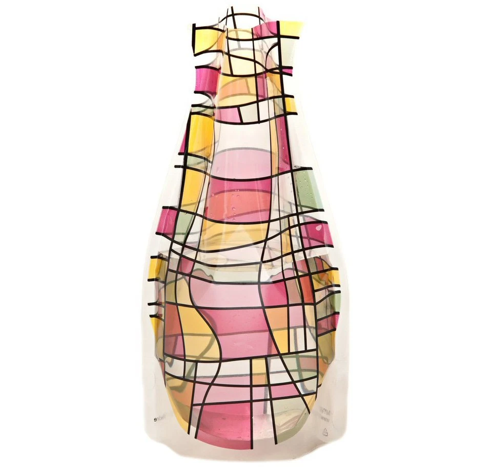 Modgy 66114x2 Myvaz Expandable Flower Vase Cool Padre-Pack of 2