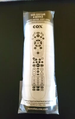 COX URC-8820-MOTO CUSTOM 4 DEVICE REMOTE CONTROL-CABLE BACKLIGHT -COX AUTHENIC- - Image 1 of 2