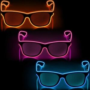 EL LED Brille Leuchtbrille Festival Party Jungesellenabschied leuchtende Gläser