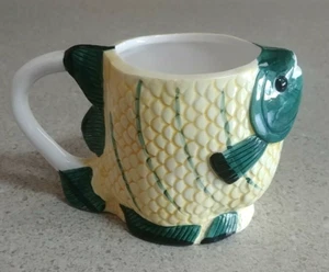 CLEARANCE - Vintage 1993 Wang's Int'l Inc. Fish Designed Coffee Mug - Picture 1 of 6