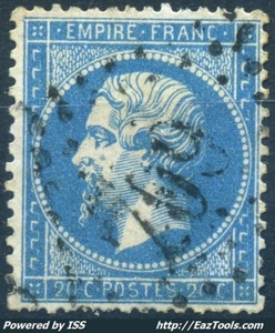 FRANKREICH REICH NR. 22 MIT STEMPEL GC 709 CAMBRAI NORD - Bild 1 von 2