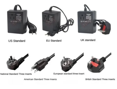 200W Journey Travel Adapter 110V To 220V Voltage Power Converter Transformer NEW - Image 1 of 4