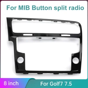 8 pollici nero MIB splitter pulsante display pannello radio telaio per VW Golf 7.5 - Foto 1 di 6