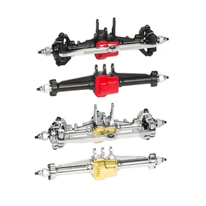 Metall Vorderachse Hinterachse Komplettachse mit Lenksatz für 1/18 RC Car Crawler TRX4M DZf - Bild 1 von 16