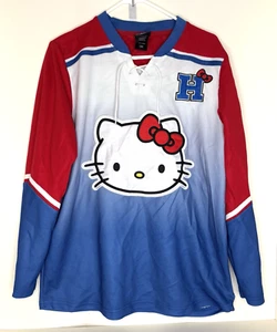 Sanrio Hello Kitty Farbverlauf Hockey Trikot Größe Small S BoxLunch exklusive Krawatten - Bild 1 von 10