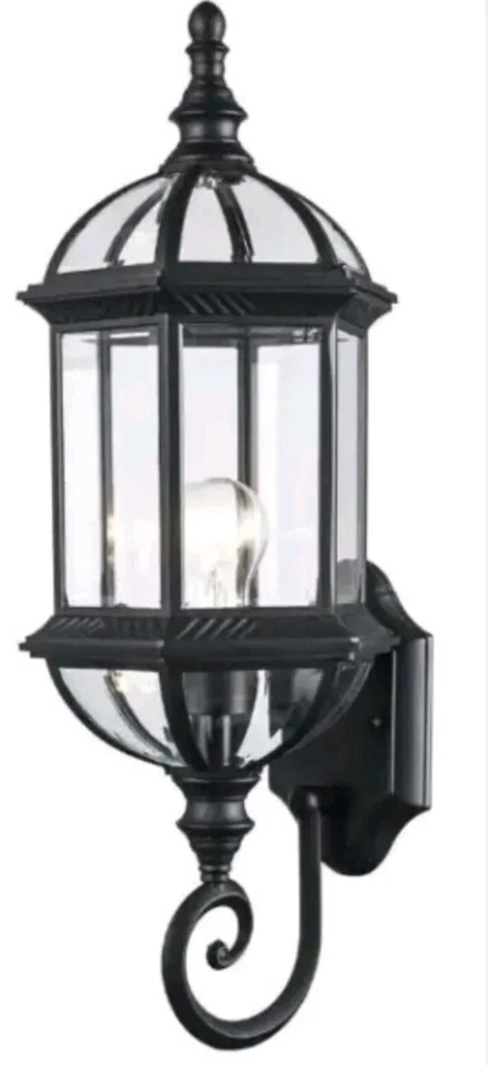 Trans Globe Lighting 4180 Bk Outdoor Wall Light in Black