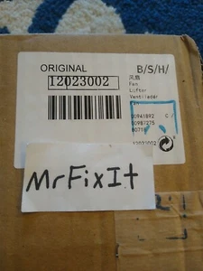 12023002 Genuine Bosch Evap Fan for Fridges NEW with box - Picture 1 of 5