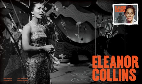 2022 Canada Eleanor Collins Jazz Singer First Day Cover Music FDC New! Cover