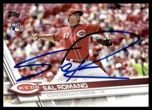 2017 Topps Update Sal Romano RC Cincinnati Reds #US140 Signed - Picture 1 of 2