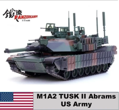 Panzerkampf 1/72 12210PB General Dynamics M1A2 TUSK II Abrams US Army - Immagine 1 di 4