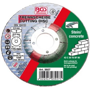 Trennscheibe für Stein 115 Typ 42 - Code BGS3927 BGS Werkstatt - Bild 1 von 1