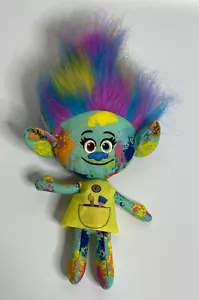 Retired DreamWorks Trolls Plush Harper Painter Splatter 12" Stuffed Toy - Picture 1 of 6