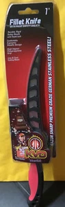 Mustad 7" KVD Kevin VanDam Fishing Fillet Knife W/ Rigid Sheath Brand New - Picture 1 of 4