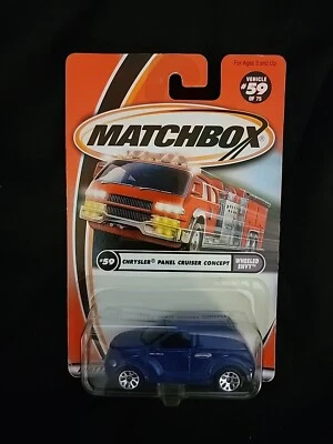 Matchbox #59 Chrysler Panel Cruiser Concept Blue Wheeled Envy Series 2001 New - Image 1 of 2