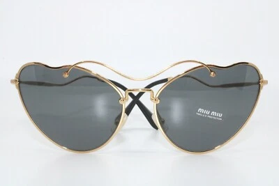 Miu Miu MU55R 7OE GOLD HEART  Sunglasses New Authentic 65 - Image 1 of 4