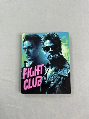 Fight Club Blu-ray Steelbook Import RARE Variant OOP HTF Brad Pitt Foto 1 de 3