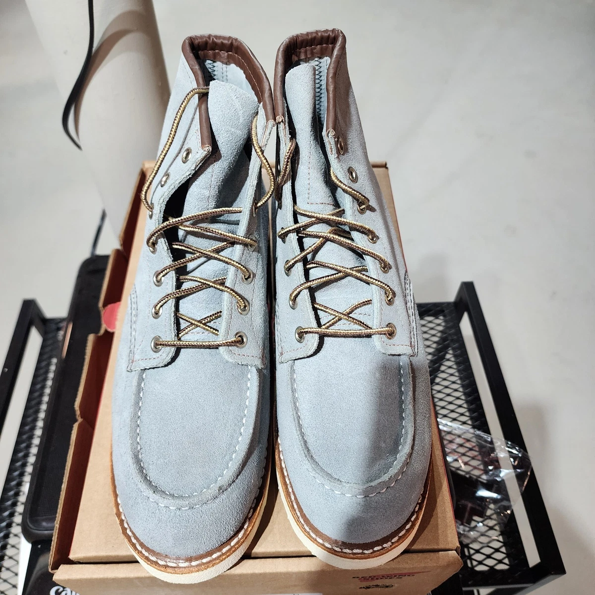Red Wing 蓝色男靴| eBay
