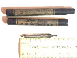 Herramienta FRESINO DE EXTREMO DOBLE EXTREMO 2 FLAUTAS CUADRADAS 5/64 DÍAS VINTAGE ORIGINAL TUBO POHL - Imagen 1 de 12