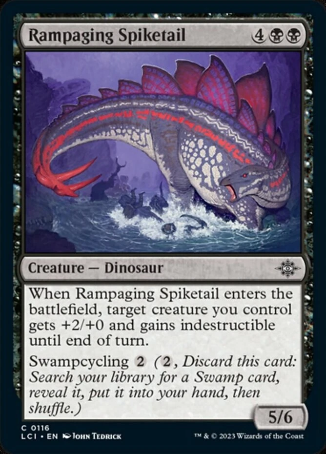 x1 Rampaging Spiketail - Lost Caverns of Ixalan - NM - MTG - Image 1 of 1