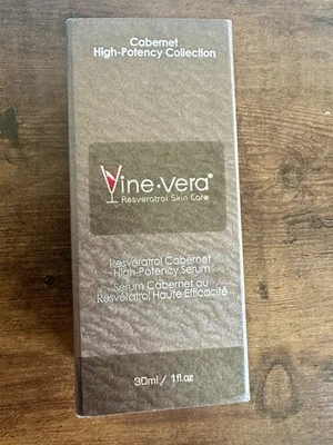 Suero de alta potencia Vine Vera Resveratrol Caberneth 1 fl oz suero Cabernet Au Foto 1 de 4