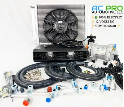 Kit de aire acondicionado eléctrico de refrigeración universal para automóvil debajo del tablero 12 V Foto 1 de 4