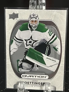 JAKE OETTINGER----2021-22 UPPER DECK---OVATION----DALLAS STARS---FREE SHIPPING - Picture 1 of 2