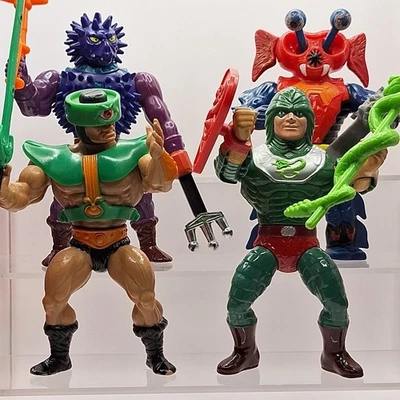 Lote 8 bonecos colecionáveis originais He-Man Motu Masters Of The Universe da década de 1980 antigos - Imagem 1 de 4