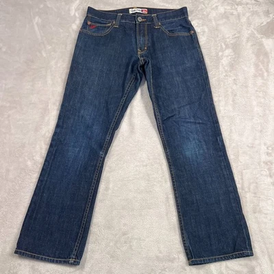 Quiksilver Jeans Mens Size 31x28 Blue Denim Dark Wash Straight Leg Cotton Y2K - Image 1 of 4