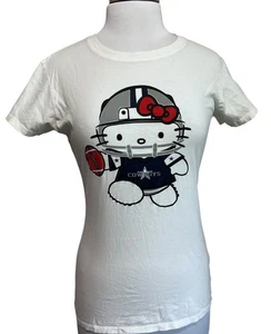 Hello Kitty Y2K Dallas Cowboy Novelty Baby Tee Shirt size XL - Picture 1 of 5