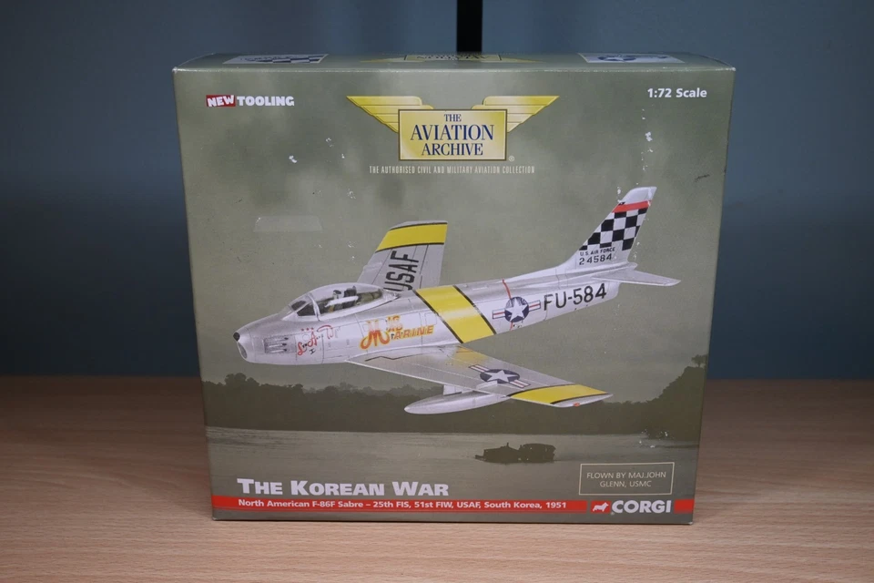 Corgi 1/72 Scale Diecast AA35801 - North American F-86F USAF 1951 - Damaged - Image 1 of 4