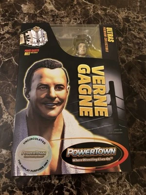 PowerTown Ultra Verne Gagne Uncirculated Wrestling Figure IN BOX | NO BELT | AWA - Image 1 of 4