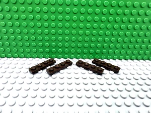 Lego 4 Marrón Oscuro 1x4 Placa Base NUEVO - Imagen 1 de 1