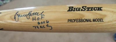 "BRUCE SUTTER"  HALL OF FAME SIGNED BASEBALL BAT  (PSA/DNA) - Image 1 of 4