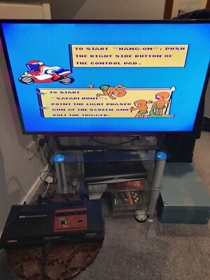 Sega master system, 2 controllers, light phaser + 14 games, FULLY WORKING ORDER  - Image 1 of 4