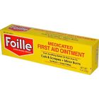 Foille Medicated First Aid Ointment Cuts Scrape & Minor Burn Soothing Relief 1oz