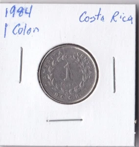 1984 Costa Rica 1 Colon - Picture 1 of 2
