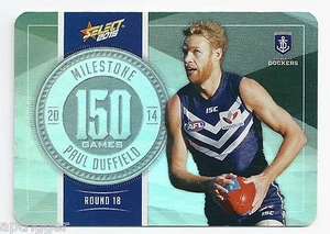 2015 Select Champions Milestone Holofoil (MG30) Paul DUFFIELD Fremantle - Picture 1 of 1
