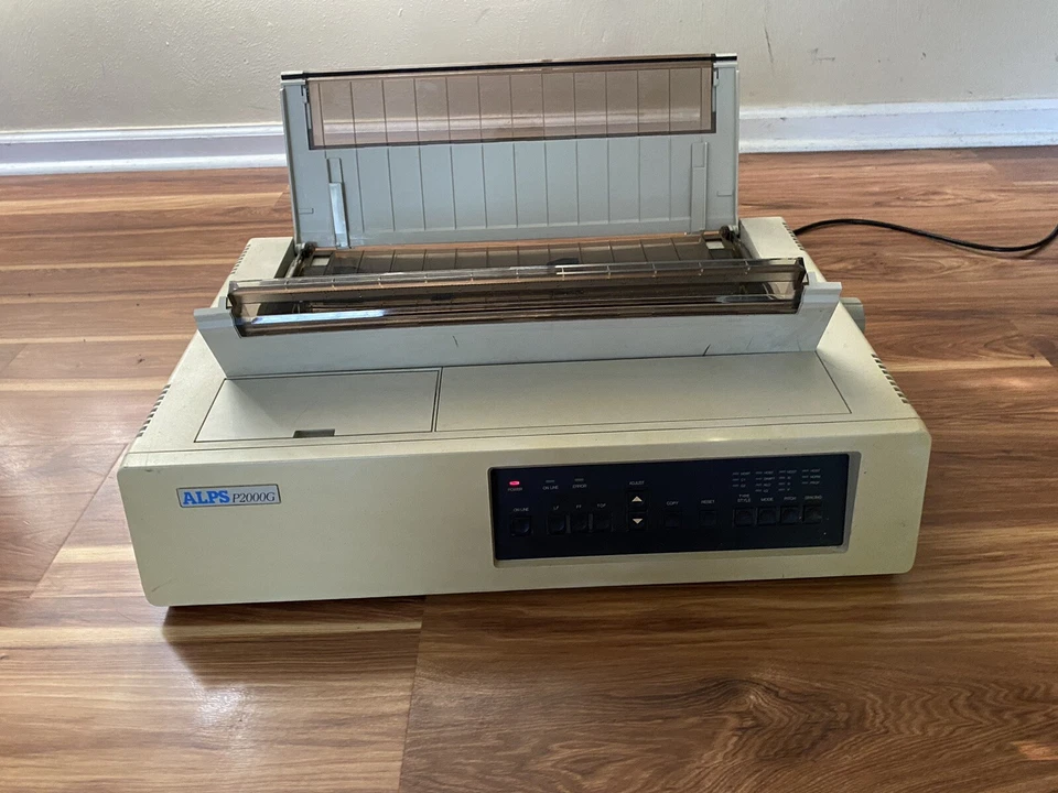 ALPS DOT MATRIX PRINTER MODEL P2000 - Image 1 of 4