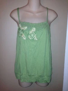 JOYSTICK NEIMAN MARCUS LADIES GREEN TOP SIZE LARGE NEW $136. - Picture 1 of 7