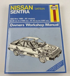 Haynes 982 1982-1988 Nissan / Datsun Sentra - Owners Repair Service Manual - Picture 1 of 9