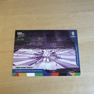 UEFA TOPPS EURO CUP 2024 #1 OPENING ZEREMONIES PURPLE /25 - Bild 1 von 1