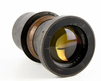 Telemar-17 Soviet lens  F=400 mm 1: 6.3  Aerial photography  S/n 000017 USSR - Image 1 of 4