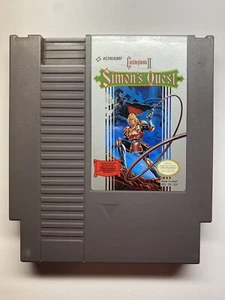 Nintendo Entertainment System NES Castlevania 2 Simon’s Quest Tested Working - Picture 1 of 2