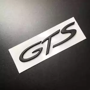 1 pieza insignia GTS negro mate tapa maletero coche pegatina modificada emblema para VIP 718 918 - Imagen 1 de 12