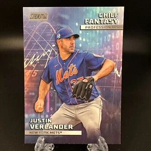 2023 Stadium Club Justin Verlander Chief Fantasy Professionals #CFPRO-20 NY Mets - Picture 1 of 2