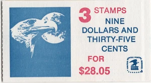 Scott #BK140b (1909a) Eagle and Moon Express Mail Booklet of 3 Stamps - MNH - Picture 1 of 2