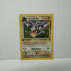Pokemon - Aerodactyl - 1/62 - Holo Rare - 1st Edition - Prelease Promo - Picture 1 of 2